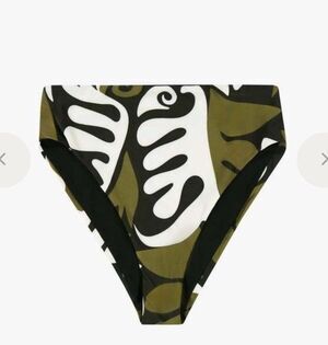 MARA HOFFMAN $195 Womens Imina Bikini Bottoms - Assana Print Size L